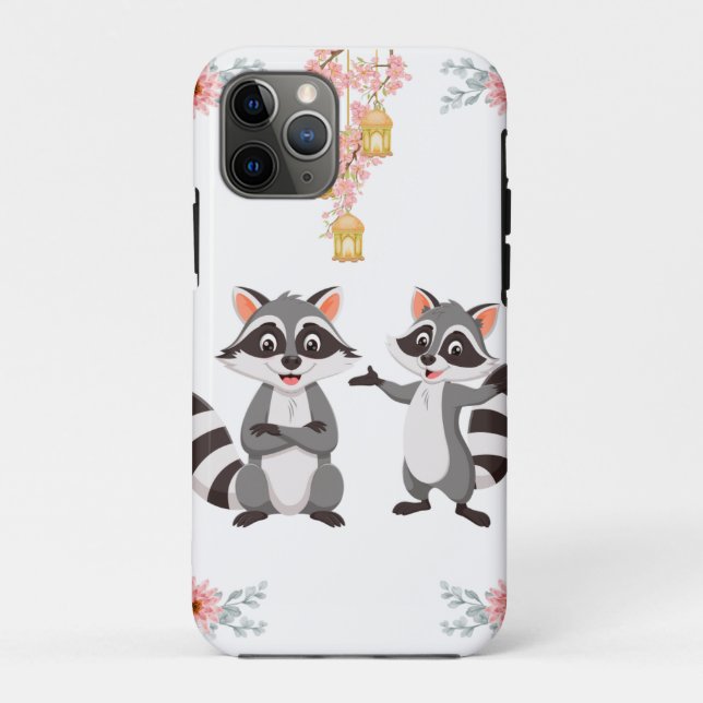 A happy and playful mood, just like the raccoons. Case-Mate iPhone case (Back)