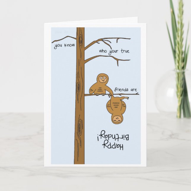 A Happy Birthday card. Card (Front)