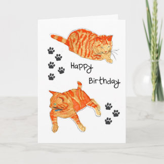 A Happy Birthday card. Card