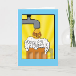 A Happy Birthday On Tap Card