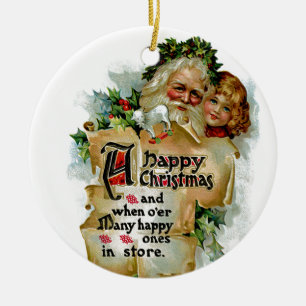 A Happy Christmas Ceramic Tree Decoration