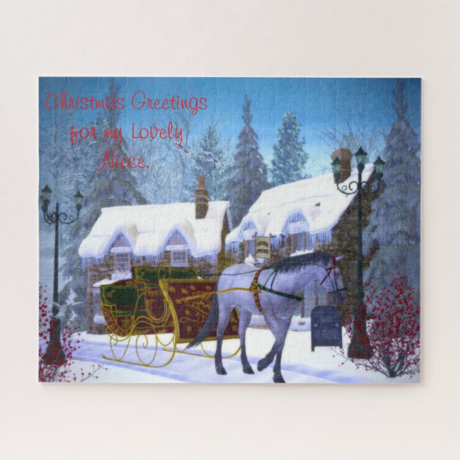 A Happy Christmas Gift for My Niece. Jigsaw Puzzle (Horizontal)