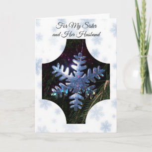 A Happy Christmas Sister and Brother-in-Law Card