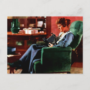 A Happy Christmas Thought 1916. Holiday Postcard