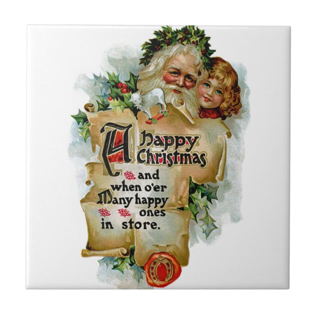 A Happy Christmas Tile (Front)