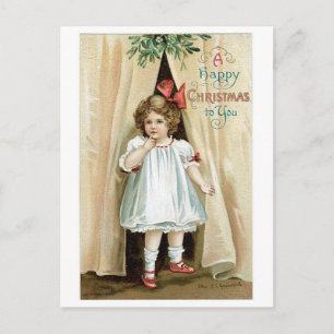 A Happy Christmas to You - Ellen Clapsaddle Holiday Postcard