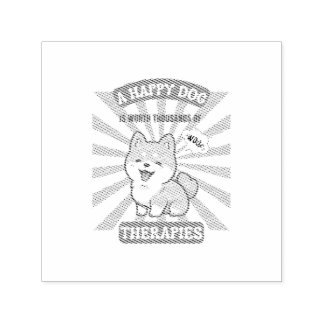 A Happy Dog Shiba cute dog Self-inking Stamp