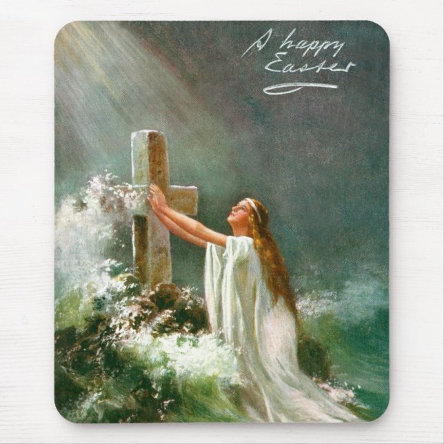 A Happy Easter Mouse Pad (Front)