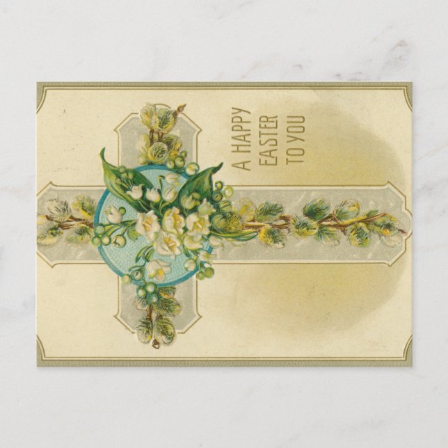 A Happy Easter to You - Antique Postcard,  Postcard (Front)