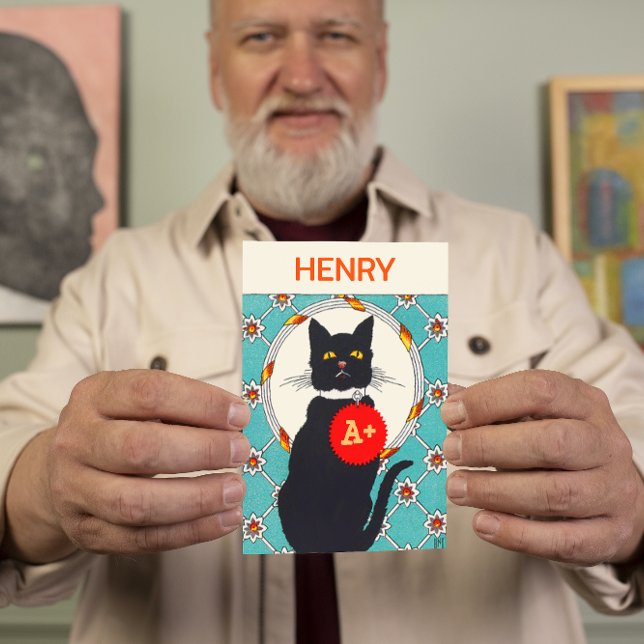 A+ Happy Fathers Day to Worlds Best Cat Dad Card (Creator Uploaded)