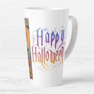 A Happy Halloween Large Latte Mug Design.