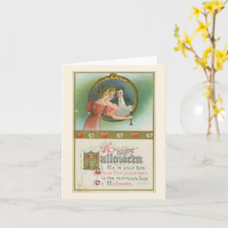 A Happy Halloween Mirrow's Fate Vintage Card