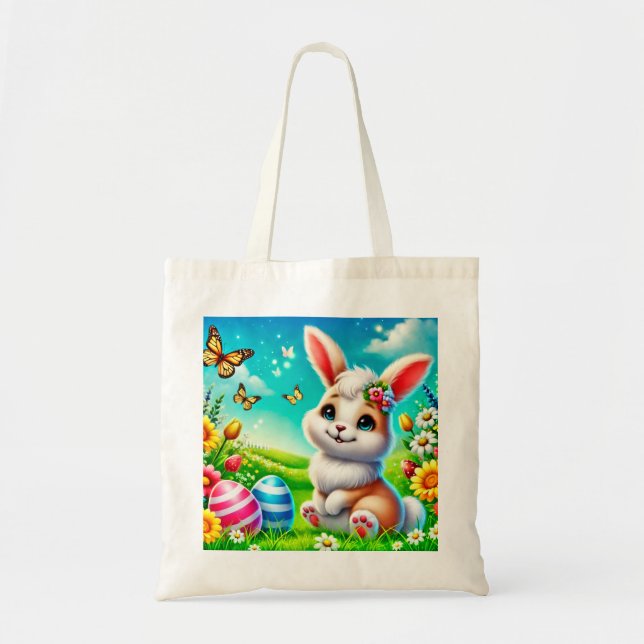A happy haven tote bag (Front)