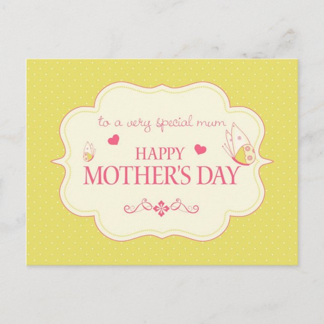 A Happy Mother's Day Greeting Card (Front)