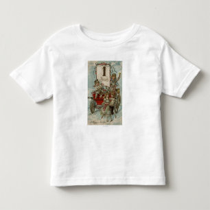 A Happy New YearKids Around a Red Wagon Toddler T-Shirt