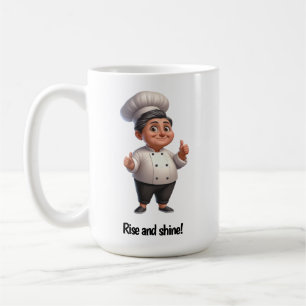 A Happy Pastry Chef Posing for the Camera Coffee Mug