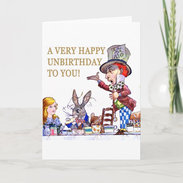 A Happy Unbirthday to You Card (Front)