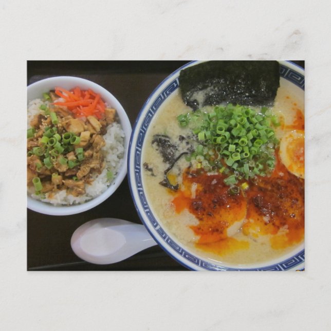 A hardy lunch in Japan Postcard (Front)