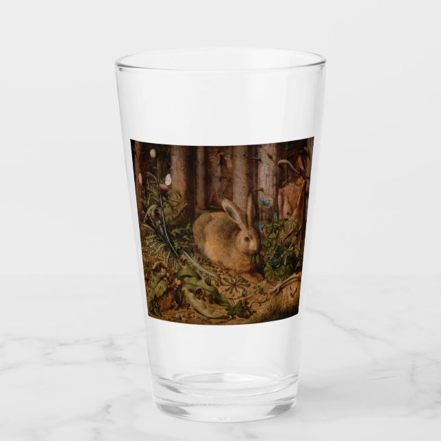 A Hare in the Forest (by Hans Hoffmann) Glass (Front)