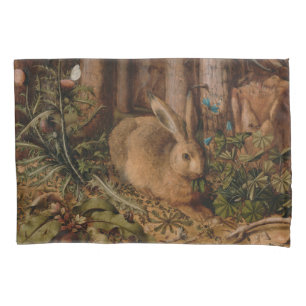 A Hare in the Forest (by Hans Hoffmann) Pillowcase