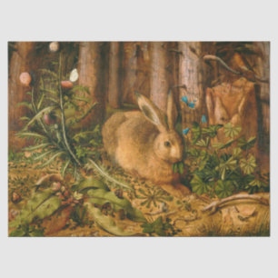 A Hare in the Forest by Hans Hoffmann Tissue Paper
