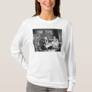 A Harlot's Progress, plate II, Quarrels T-Shirt