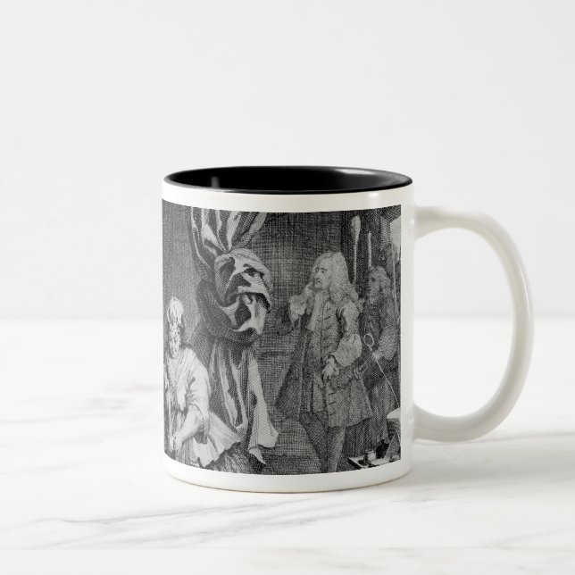 A Harlot's Progress Two-Tone Coffee Mug (Right)