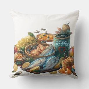 A Harvest of Home-Grown Fish Cushion