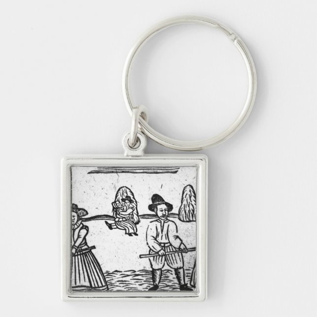 A Harvesting Scene Key Ring (Front)