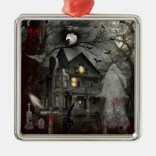A Haunted Tale Metal Ornament