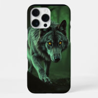 A Haunting Gaze Of A Night Wolf