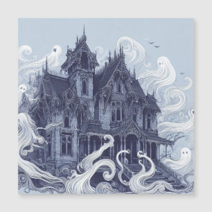 A hauntingly beautiful design of a haunted mansion