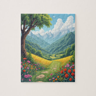 a healing forest jigsaw puzzle