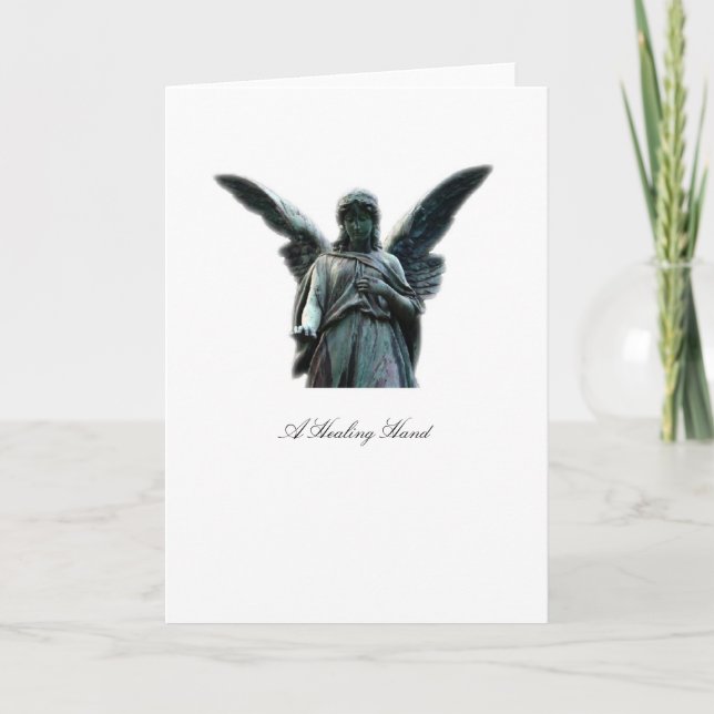 A Healing Hand Angel - Greeting Card (Front)