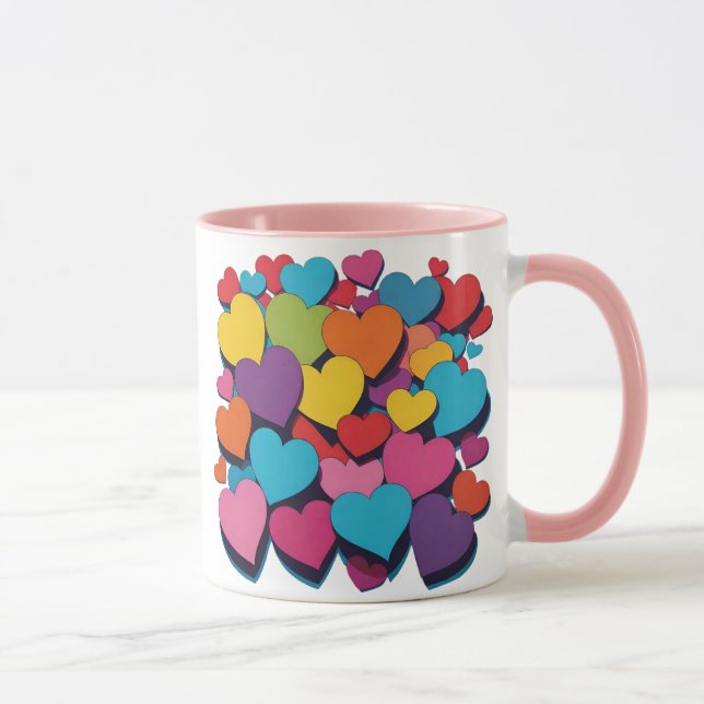 A Heap of Love Personalized Mug (Right)