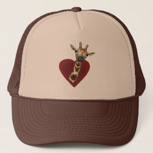 A Heart For Giraffes Trucker Hat