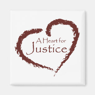 A Heart for Justice magnet