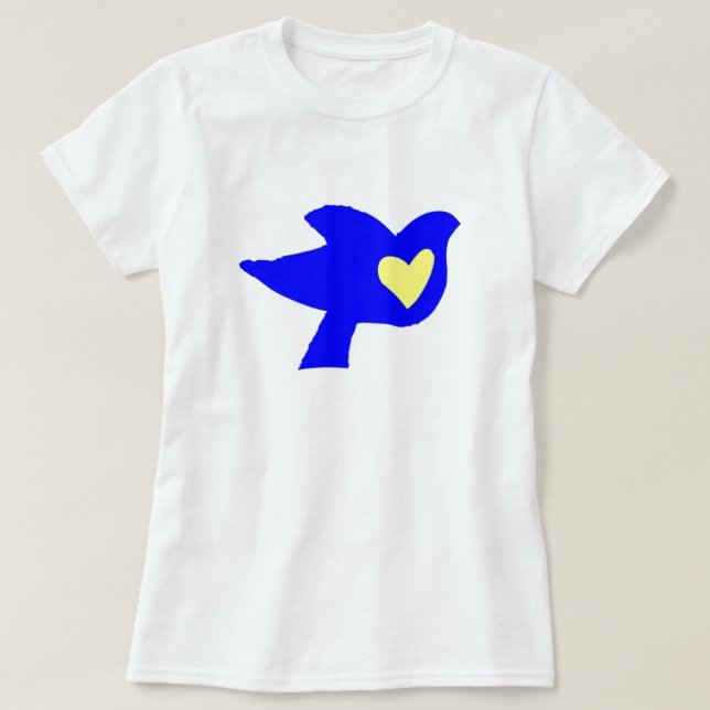 a heart for Ukraine T-Shirt (Design Front)