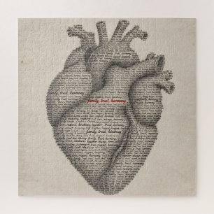 A Heart Full of Words Jigsaw Puzzle