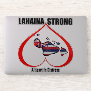 A HEART IN DISTRESS LAHAINA STRONG Red