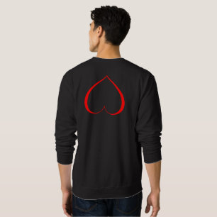 A HEART IN DISTRESS Red Sweatshirt