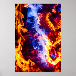 A heart in hellfire poster