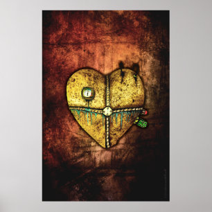 A Heart Less Broken Gothic Art Poster