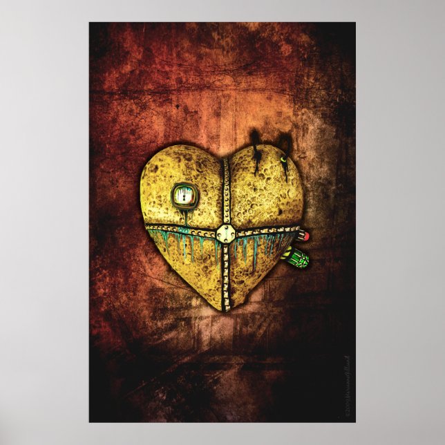 A Heart Less Broken Gothic Art Poster (Front)