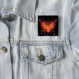 A Heart Reborn 15 Cm Square Badge