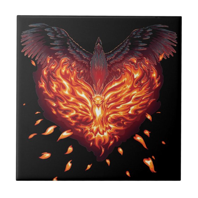 A Heart Reborn Ceramic Tile (Front)