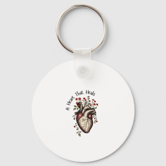 A Heart That Heals Key Ring (Front)