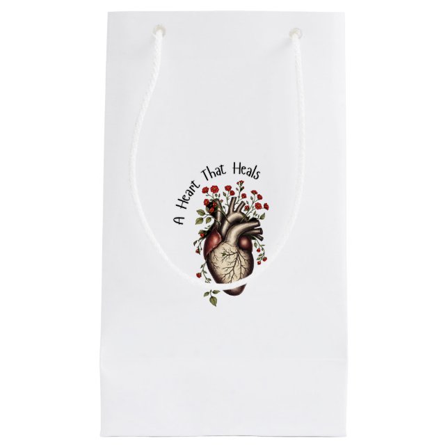 A Heart That Heals Small Gift Bag (Front)