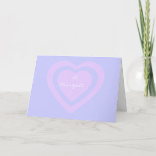 A Heartfelt Thank You Greeting Card