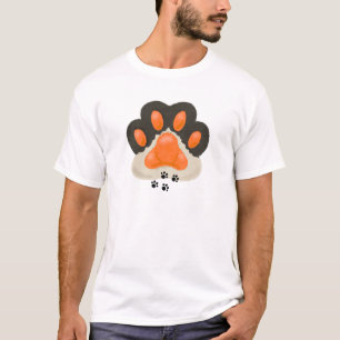 A heartwarming cat paw design featuring a mother c T-Shirt